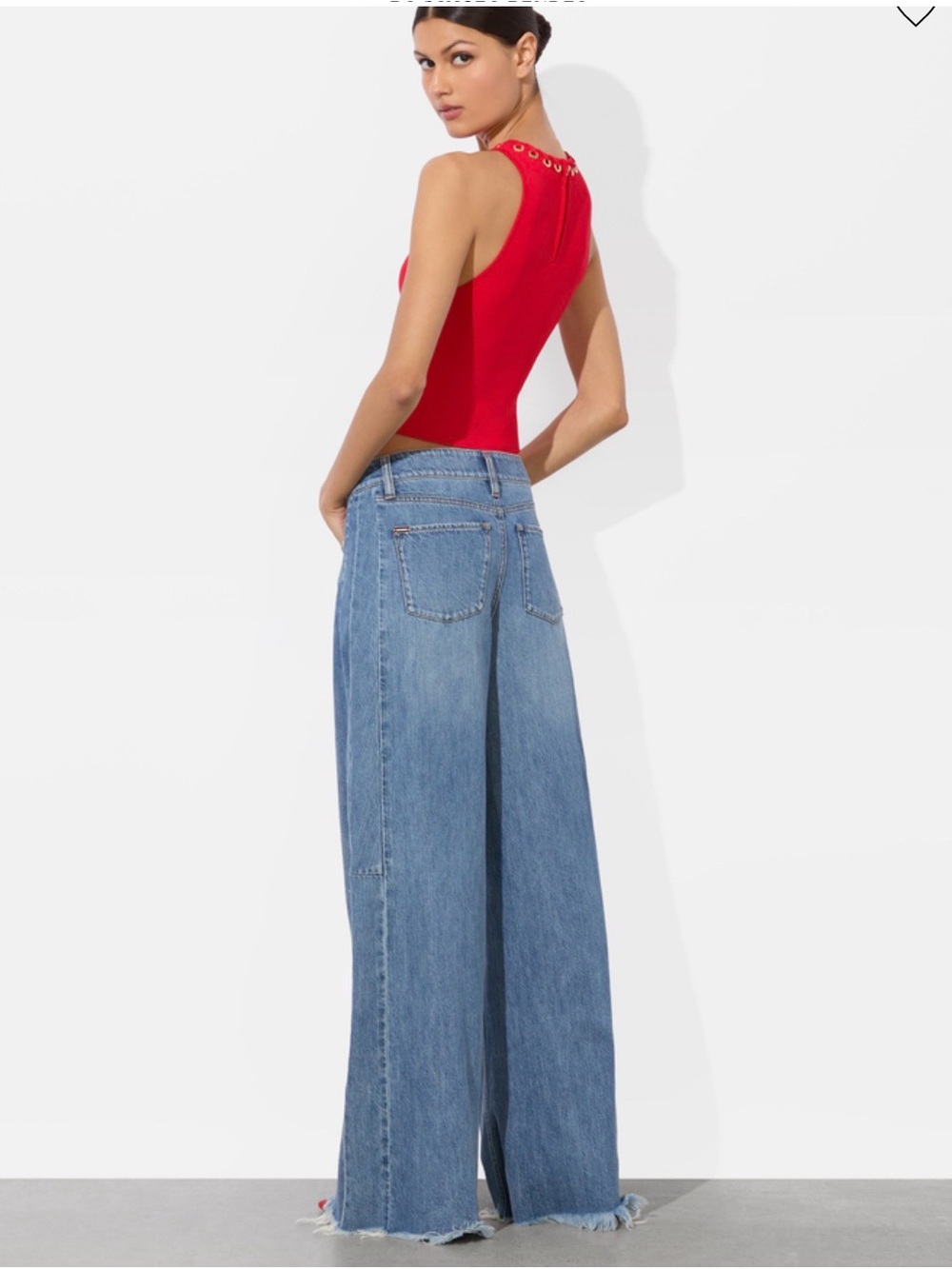 Alice + Olivia jeans STU BAGGY JEAN in Livia vintage wash size 28(31x31) - Picture 3 of 6